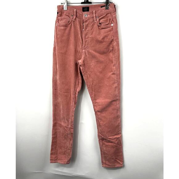 Citizens of Humanity Olivia High Rise Slim Ankle Skinny Jeans Pink Mist 25 New - Picture 2 of 16
